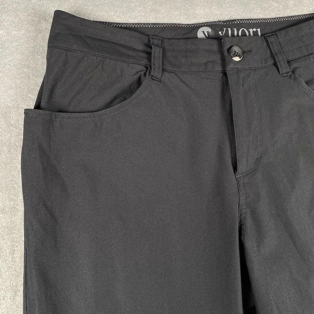 Vuori Meta Pants Mens Size 30 Black Athletic‎ Slim Fit Performance Preppy V430
